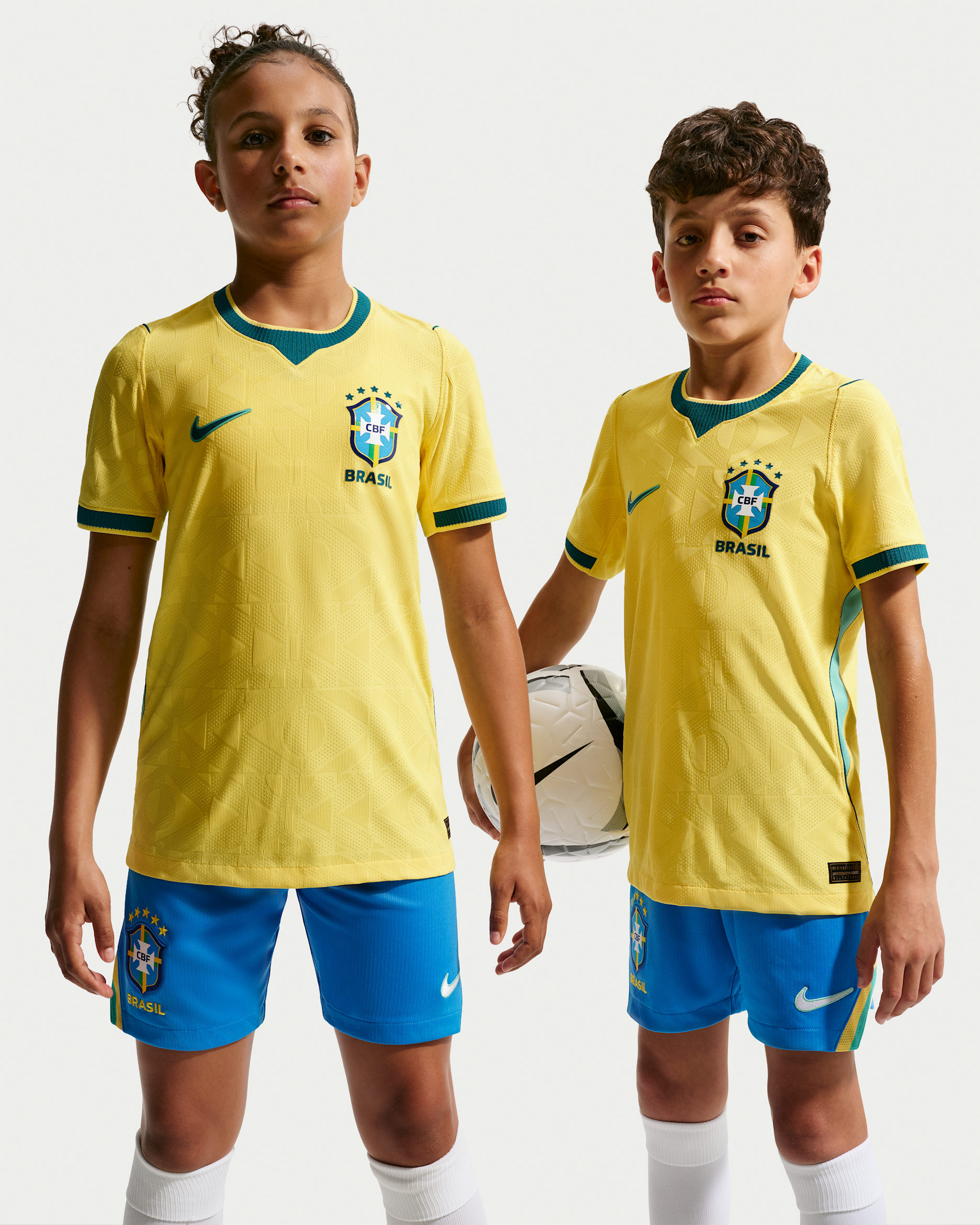 Brazil National Team 2026 Match Home Older Kids' Nike Aero-FIT